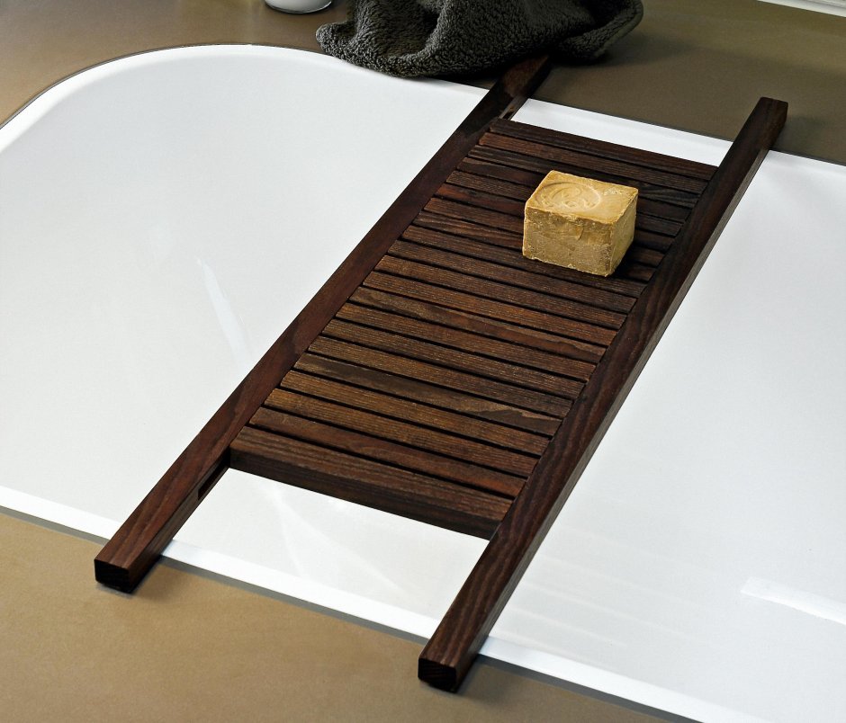 Доска для ванной деревянная