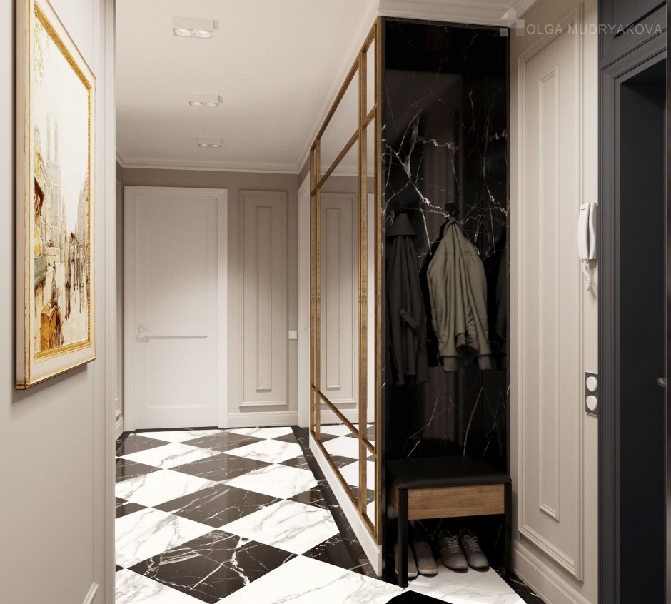 Мебель в прихожую в скандинавском стиле