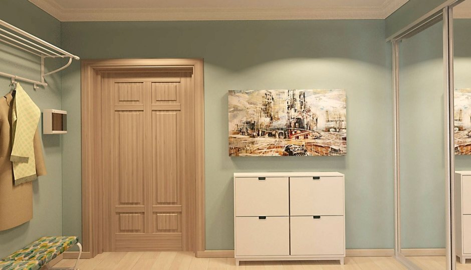 Прихожая бохо Сканди