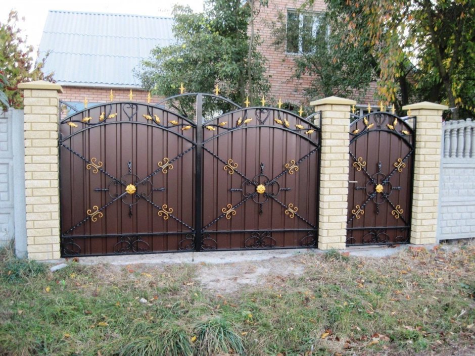 Красивые ворота