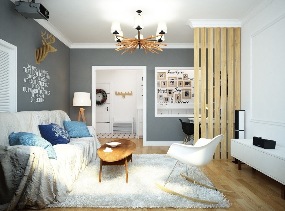 Сканди мебель икеа в интерьере