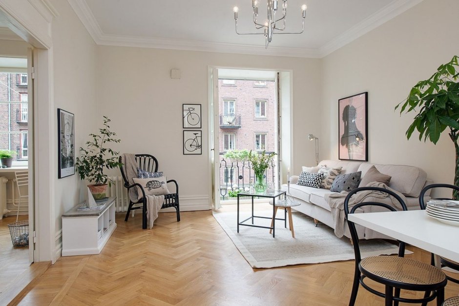 Плинтус в скандинавском стиле