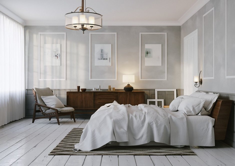 Плинтус в скандинавском интерьере