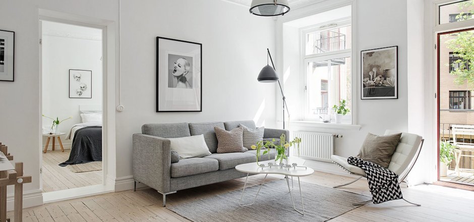 Потолок в скандинавском стиле