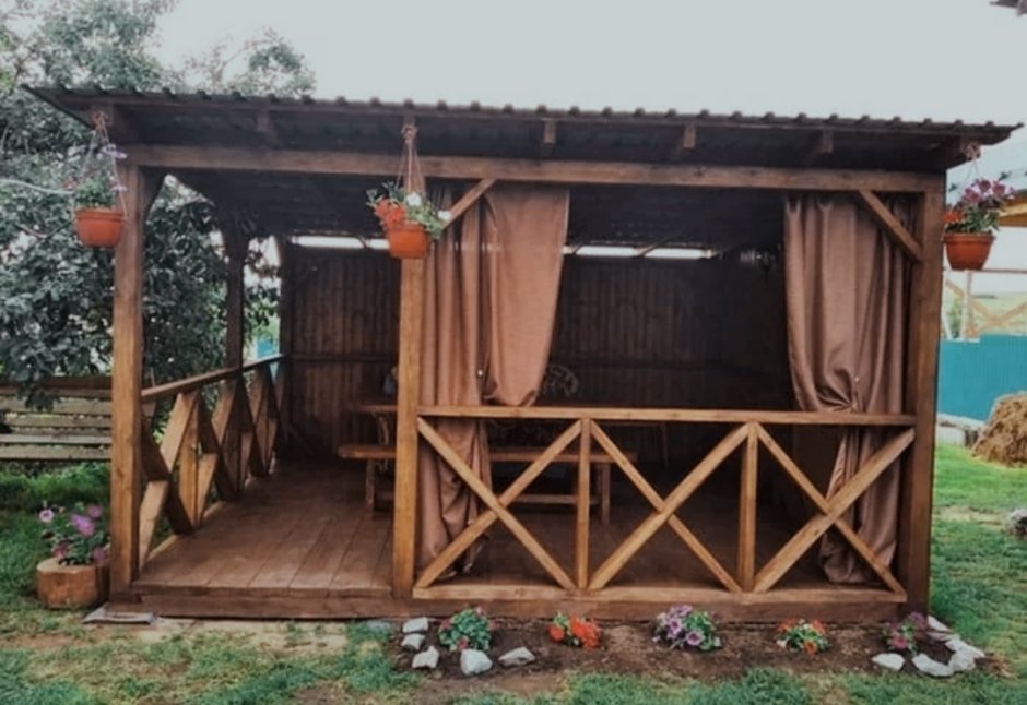 Круглая беседка