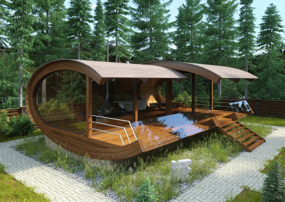 Необычные беседки из металла