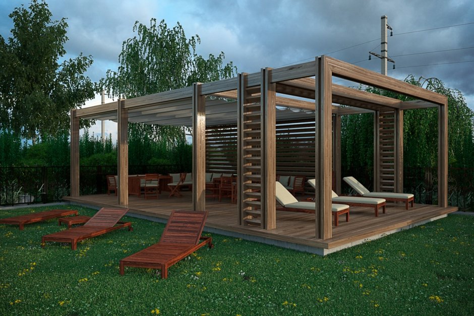 Необычные беседки для дачи