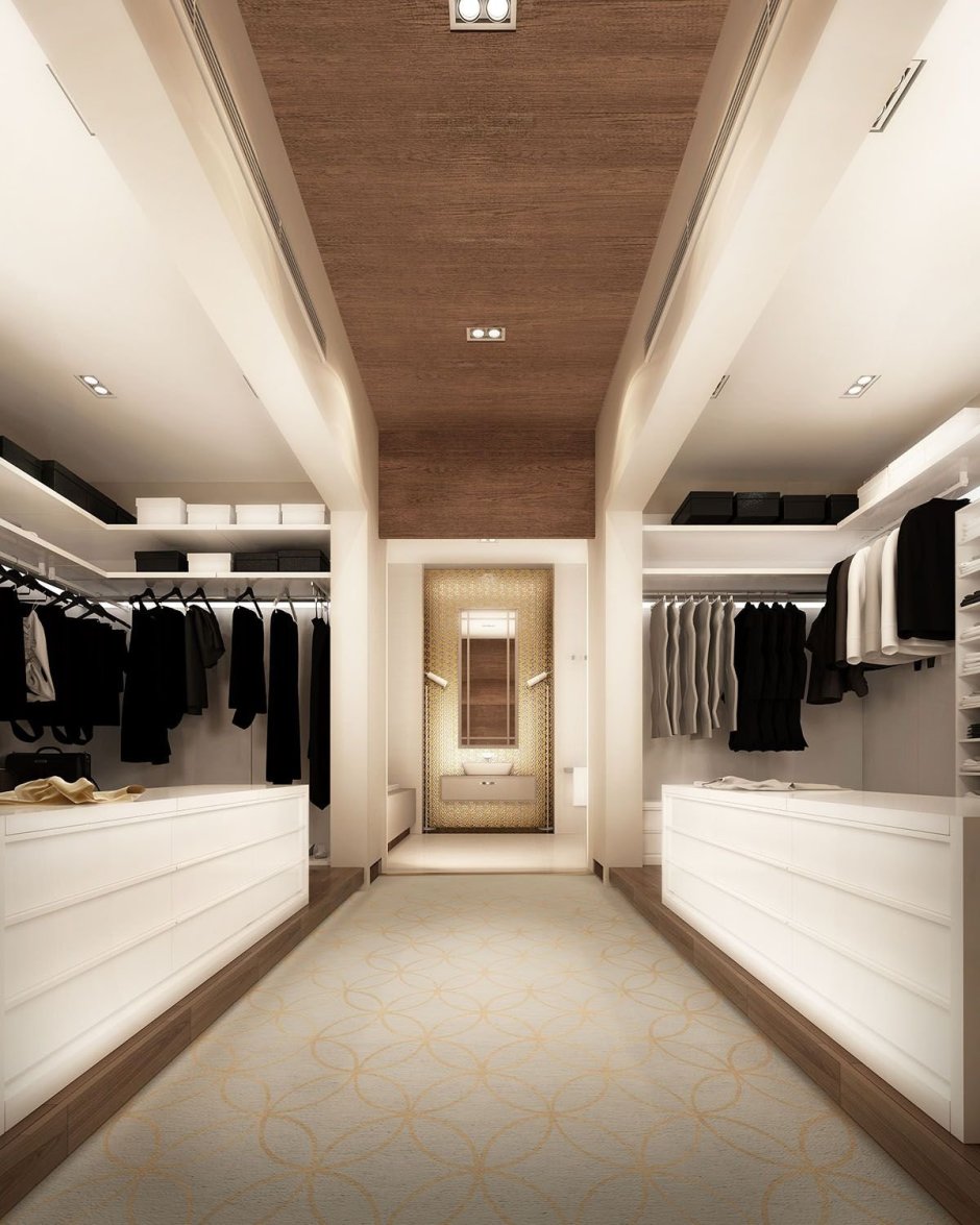 Гардероб в потолок