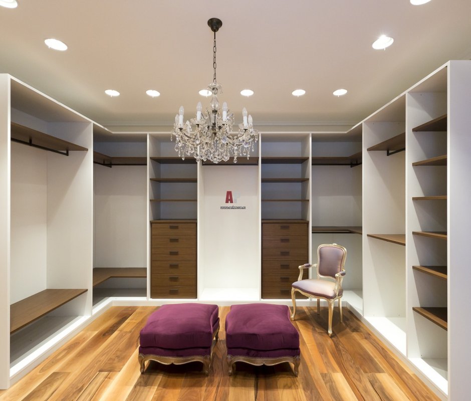 Потолок в гардеробной