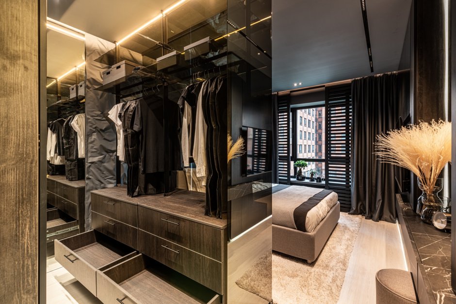 ЛДСП Ламарти Блэквуд фото в интерьере