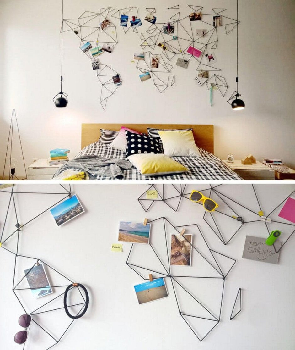 Креативное украшение комнаты