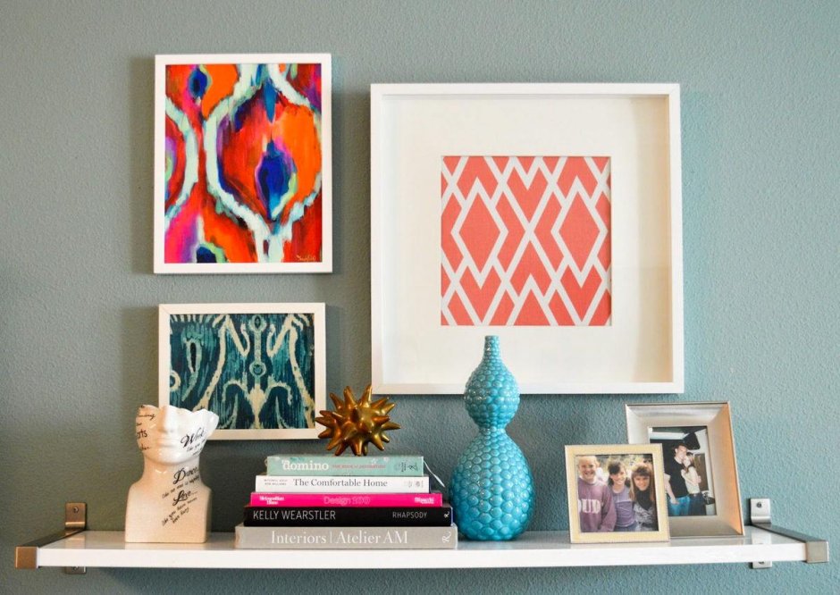 Стильный декор рамок в интерьере