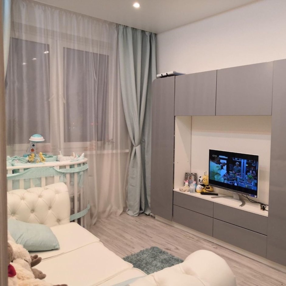 Зонирование однушки для семьи с ребенком