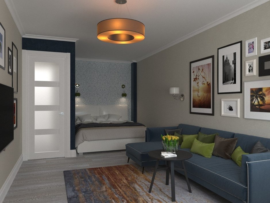 Дизайн однокомнатной квартиры