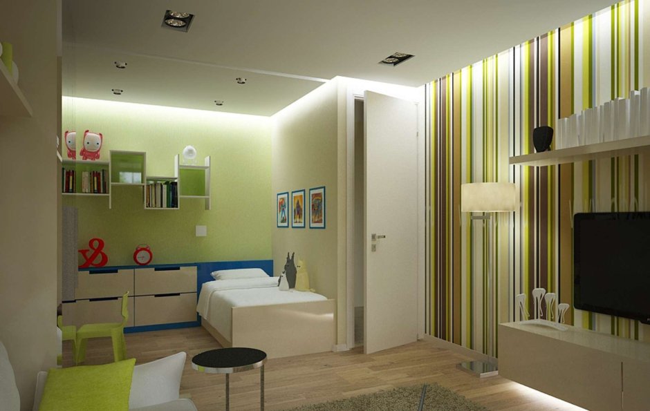 Зонирование пространства в однокомнатной квартире