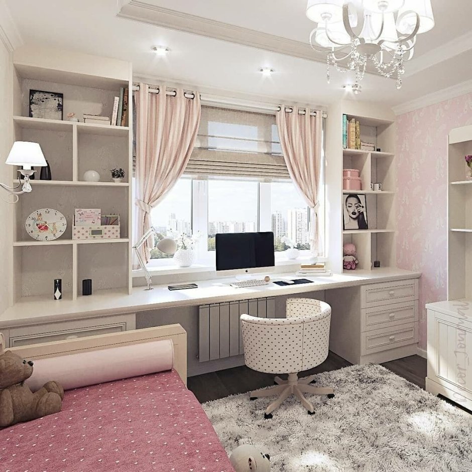 Комната для девочки подростка