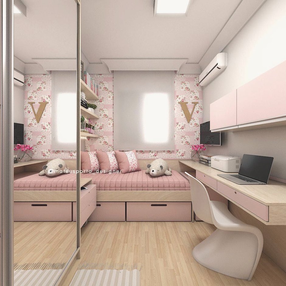 Комната для двух девочек школьниц