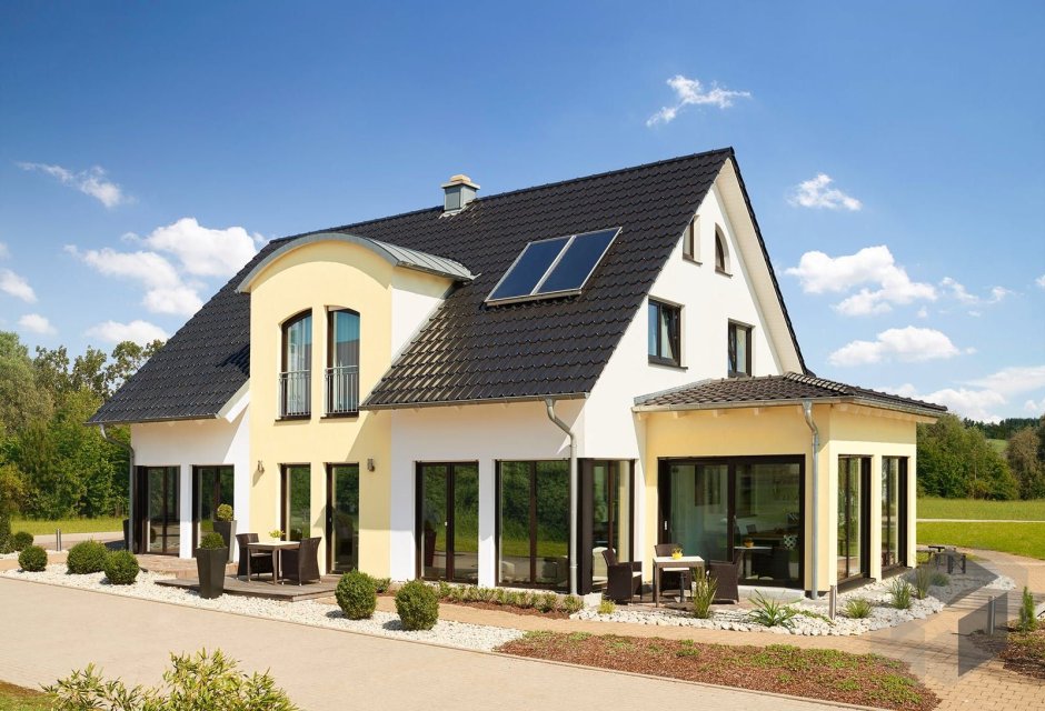 Немецкий дом с мансардой