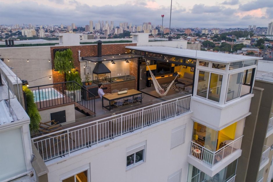 Квартира с террасой на крыше