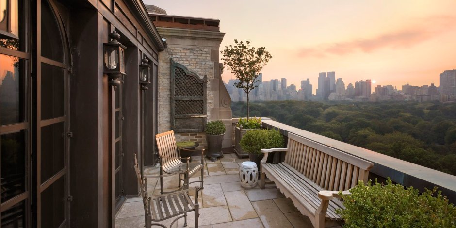 Дом с видом на централ парк на Манхэттене Нью-Йорк
