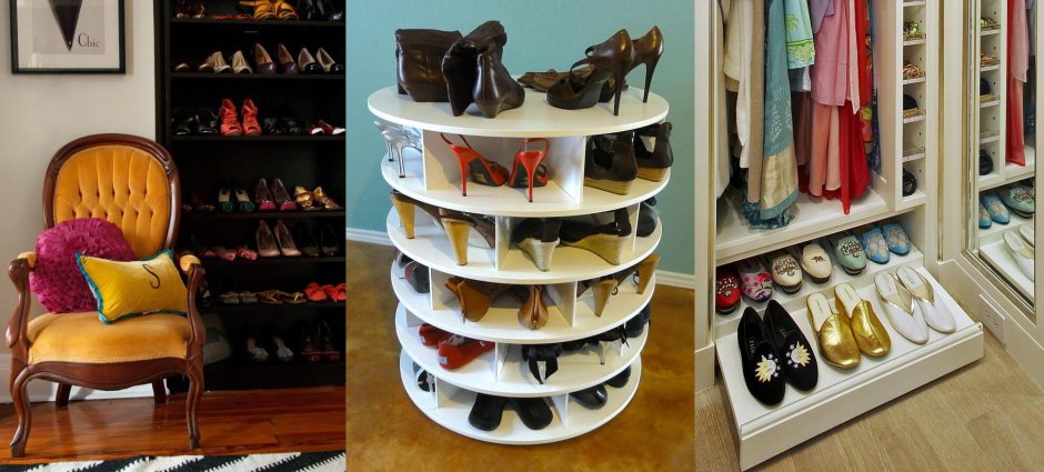 Крутящаяся обувница