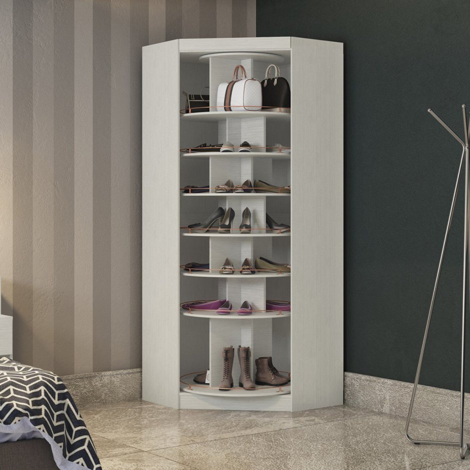 Угловые обувницы в прихожую