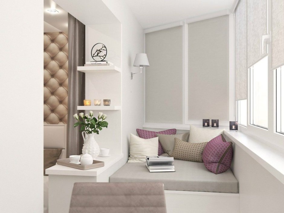 Спальня на лоджии