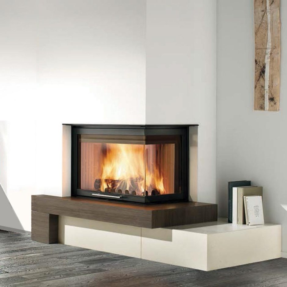 Дровяной камин в современном стиле