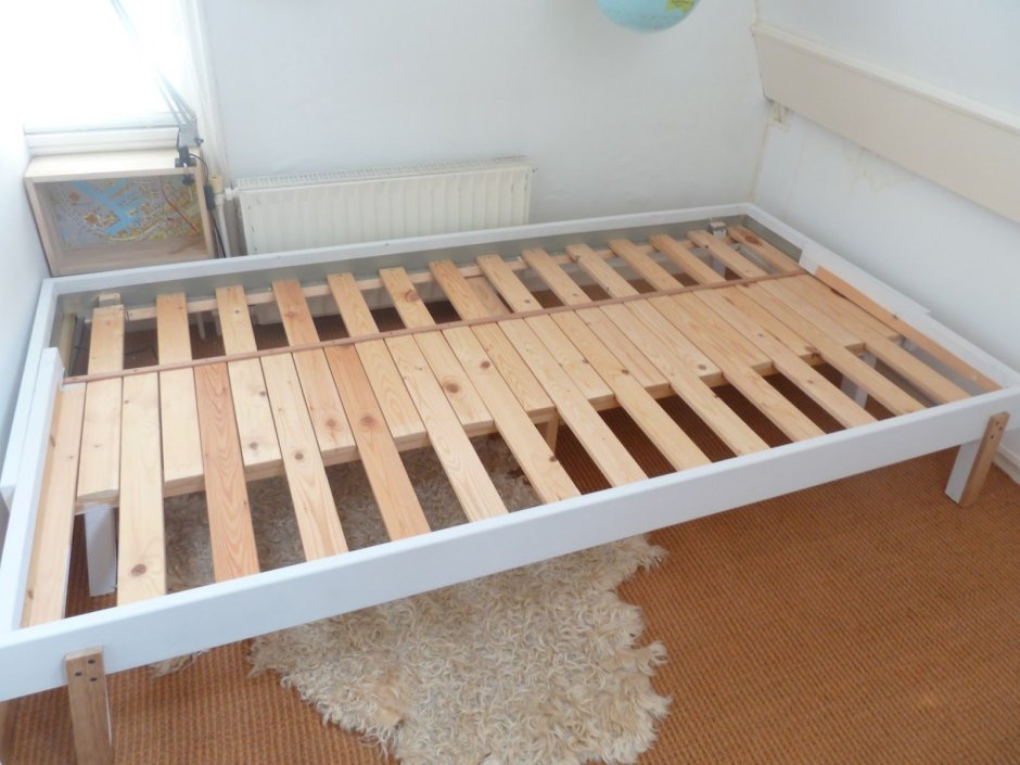 Икеа деревянная кровать Футон