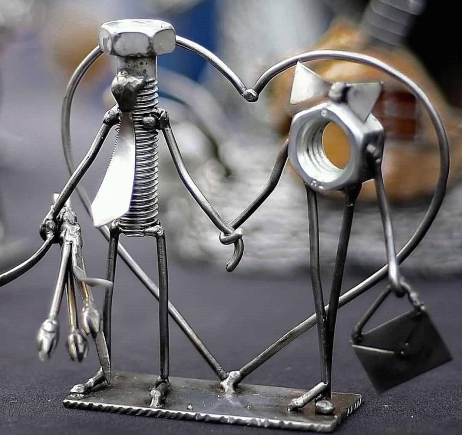 Ричард Стейнторп скульптуры из проволоки