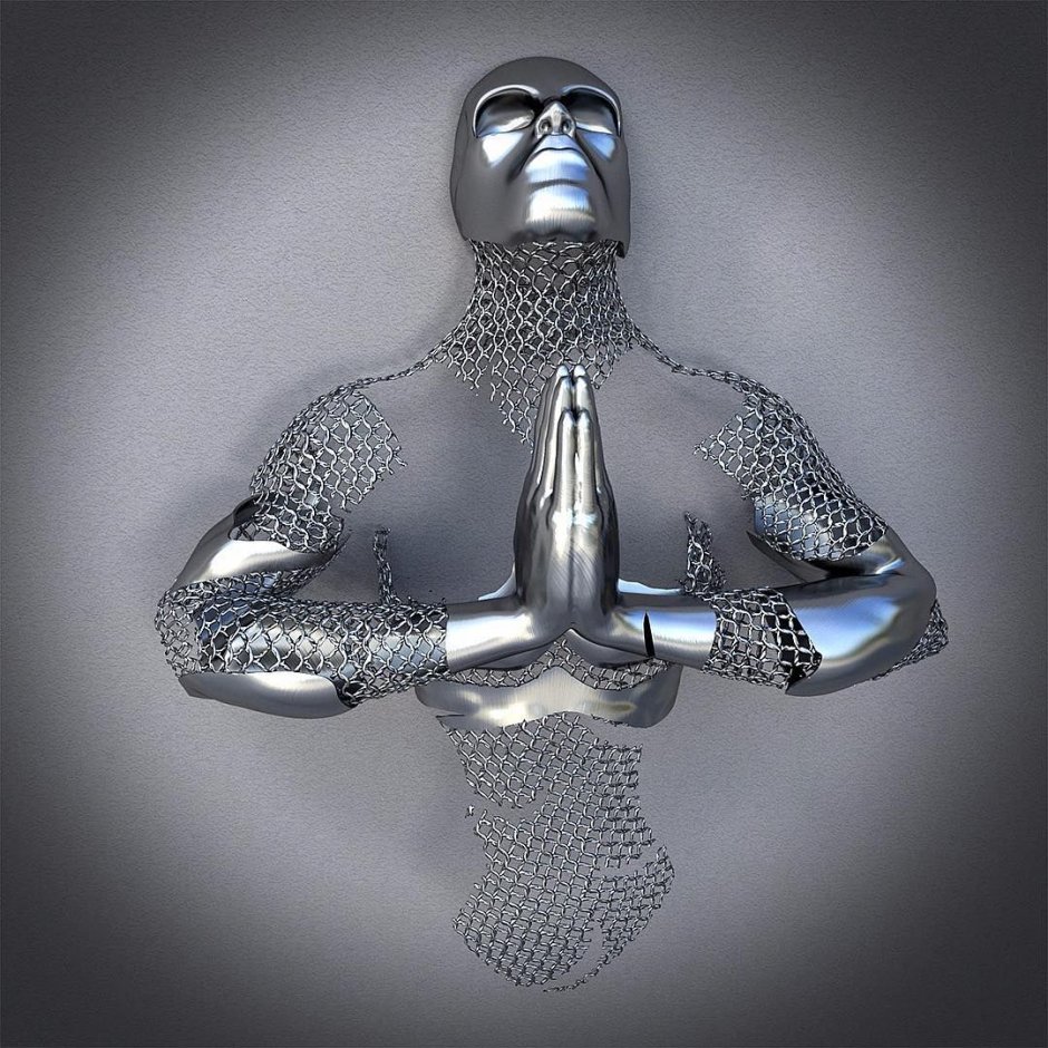 Фигуры из металлолома