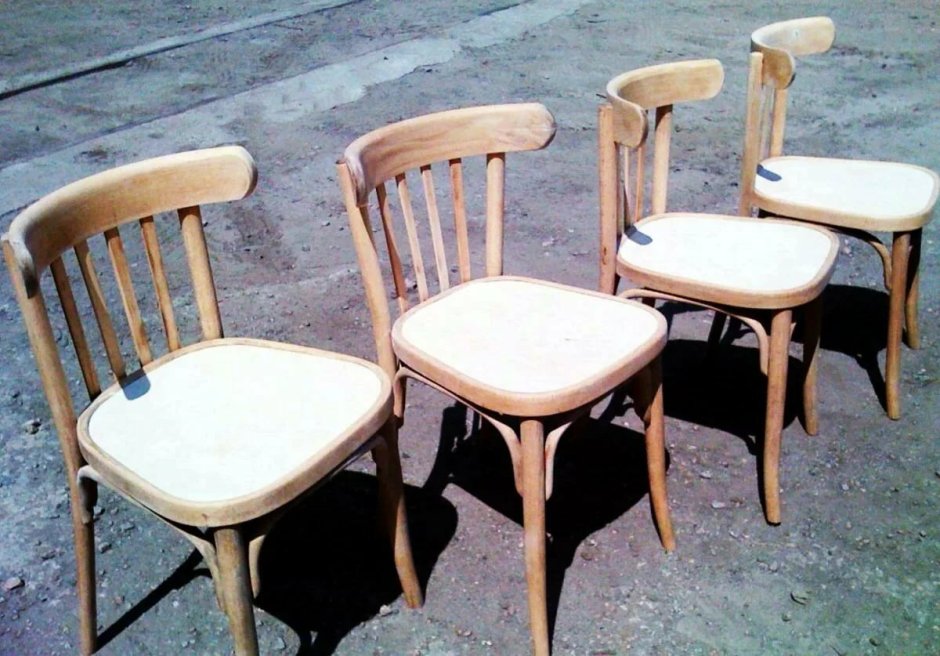 Переделка старых венских стульев