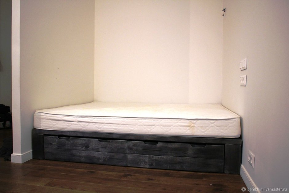 Кровать ikea деревянная подиум