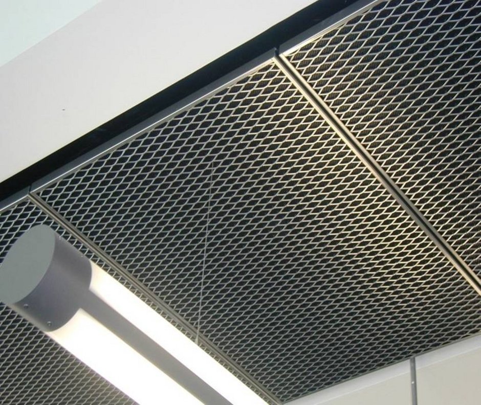 Панели потолочные акустические, из сетки st10, марка "Perfaten Acoustic"