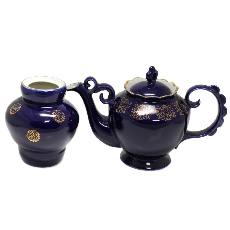 Чайник заварочный Гжельский фарфоровый