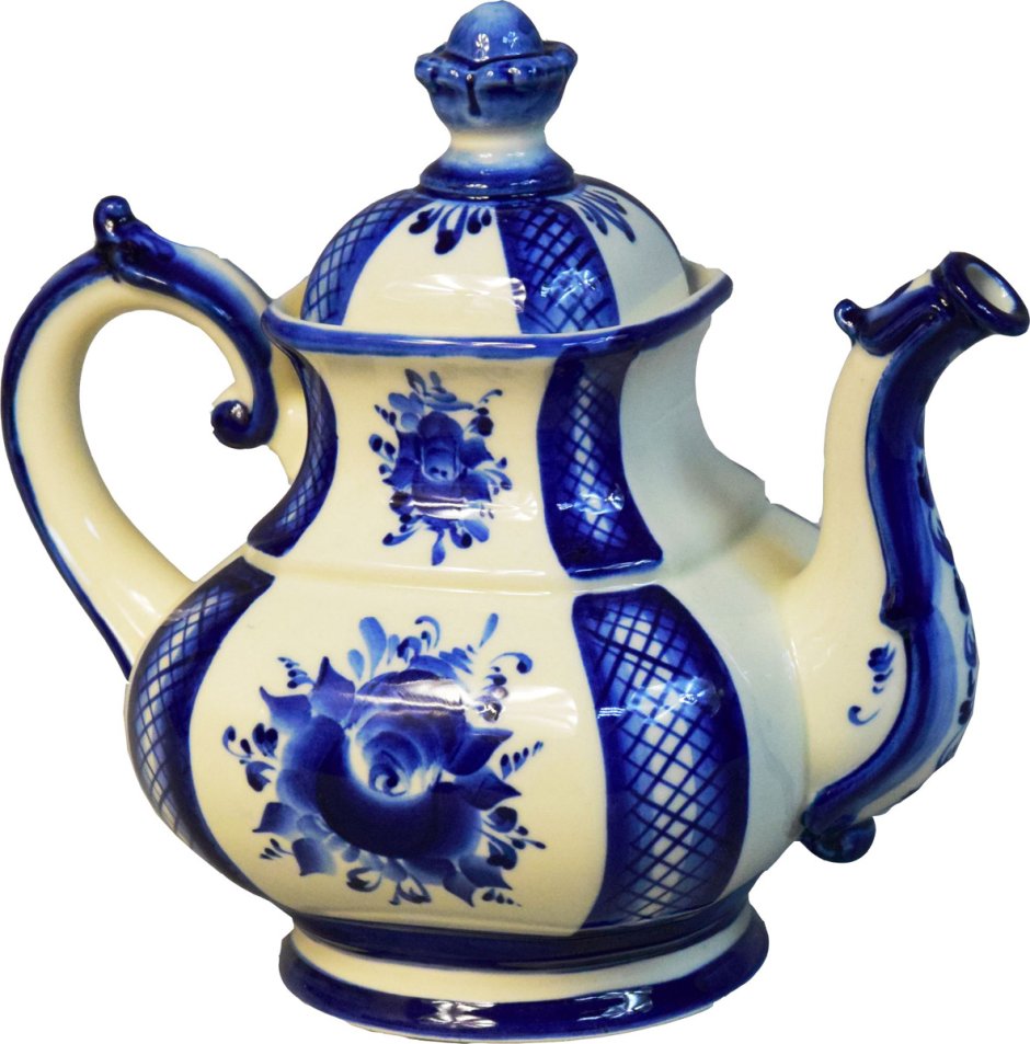 Чайник узбекский синий