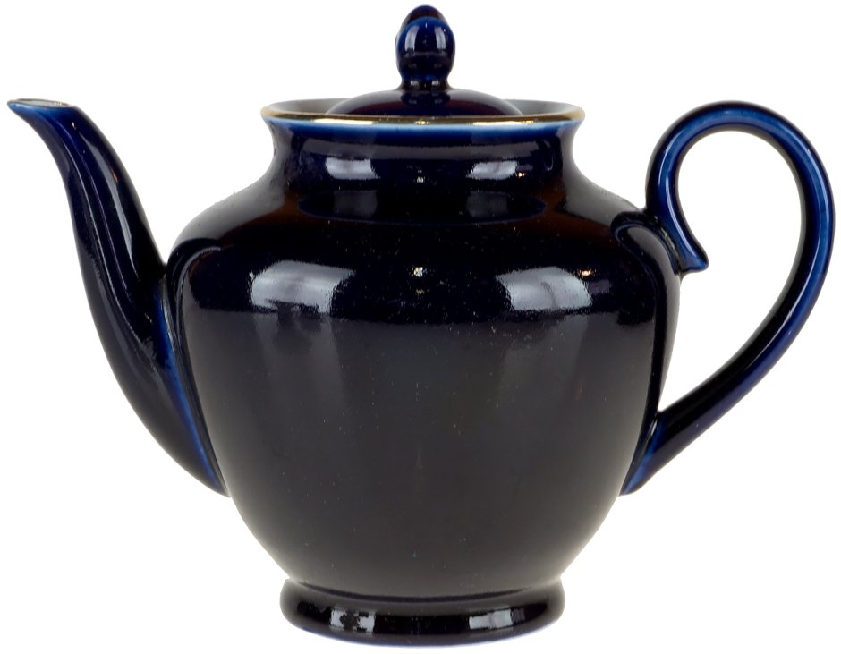 Ваймер фарфор чайник заварочный кобальт