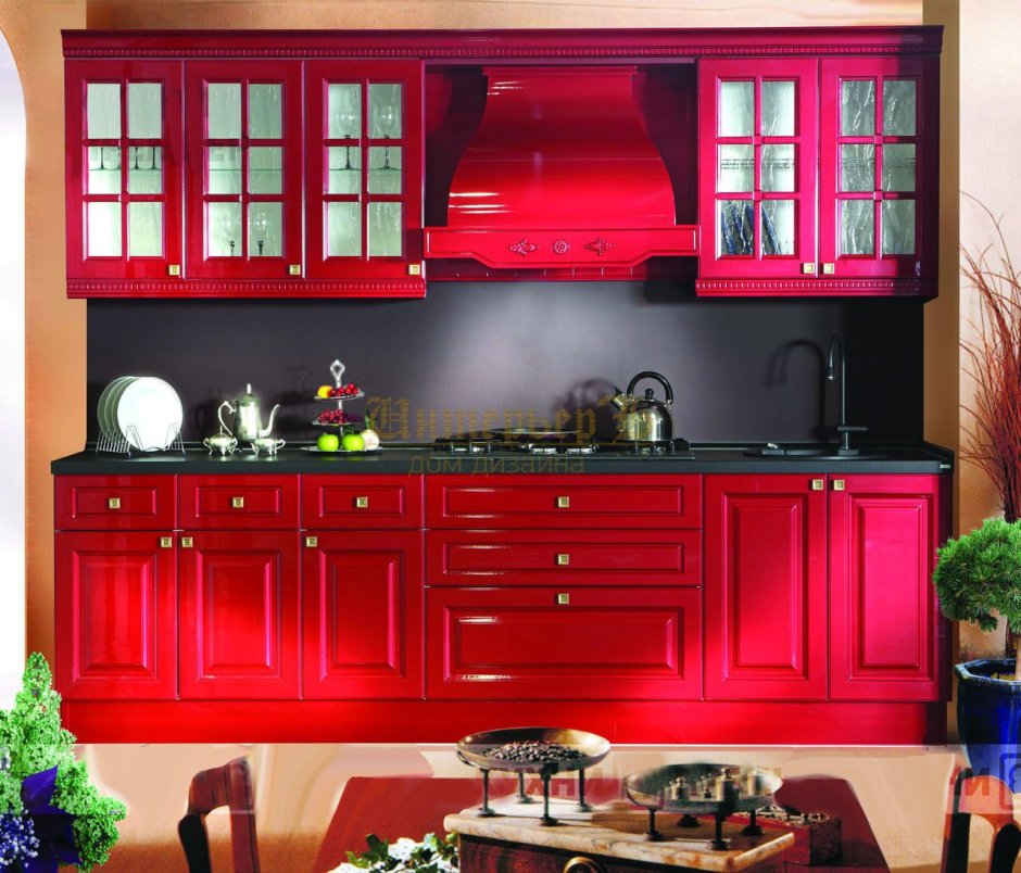 Кухняткрасная классика