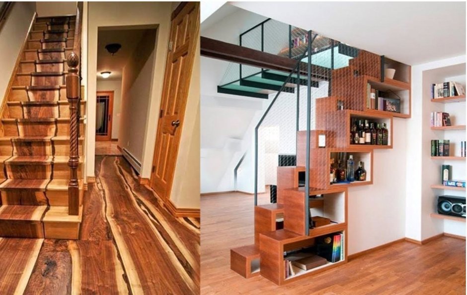 Шкаф под лестницей