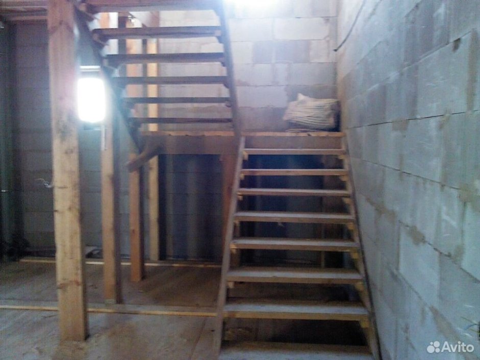 Временная лестница на второй этаж