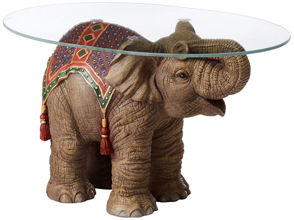 Дизайнерский столик со слоном