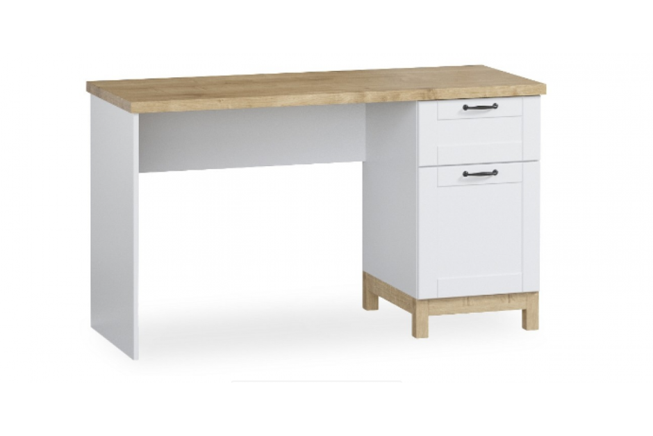 Компьютерный стол Дуглас дуб сонома белый