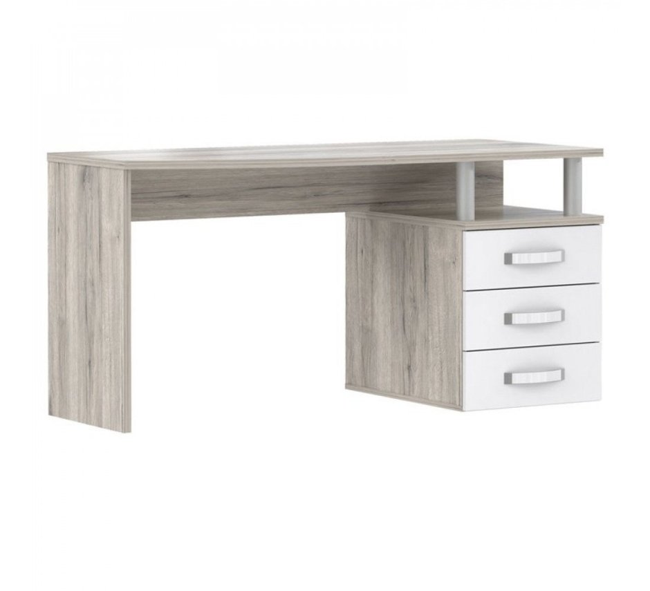 Письменный стол Дантон-3 дуб сонома/белый
