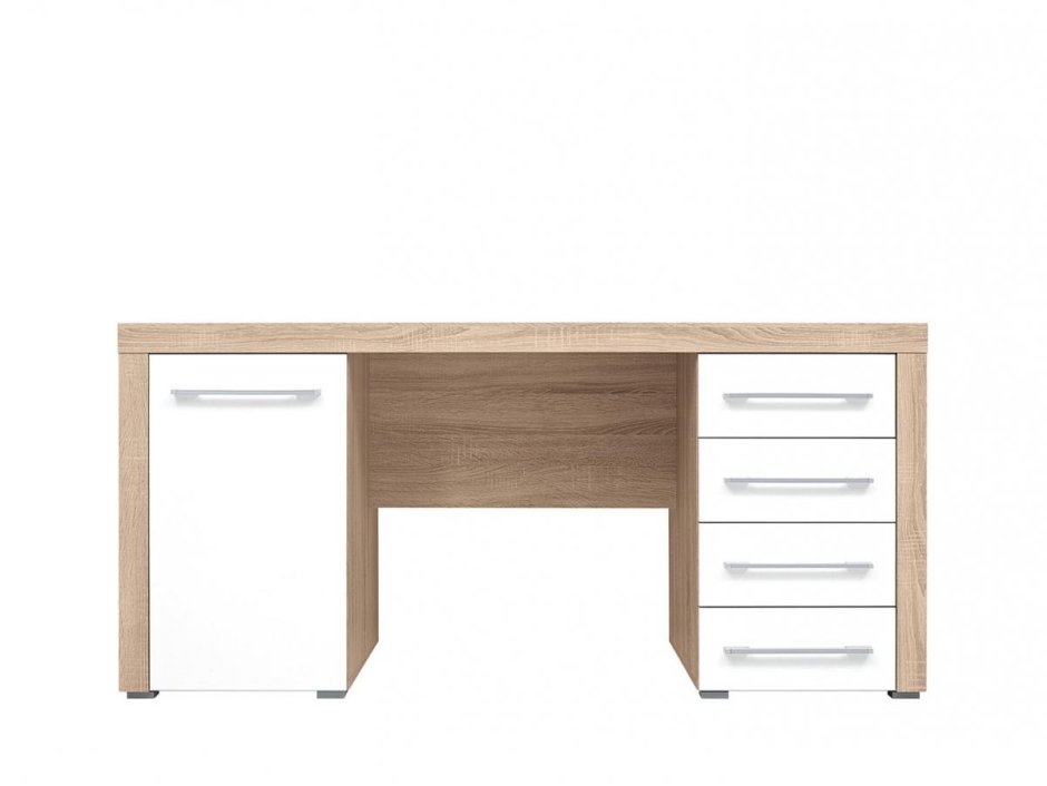 Письменный стол Дантон-6 дуб сонома/белый