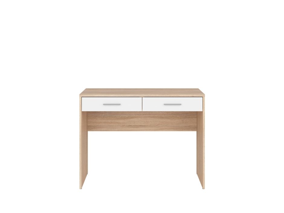 Стол письменный белый с ящиками 110 см