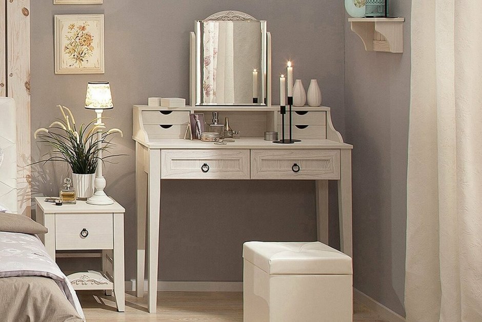 Комод серый