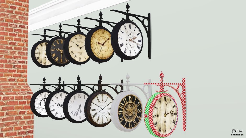 Подвесные часы на стену