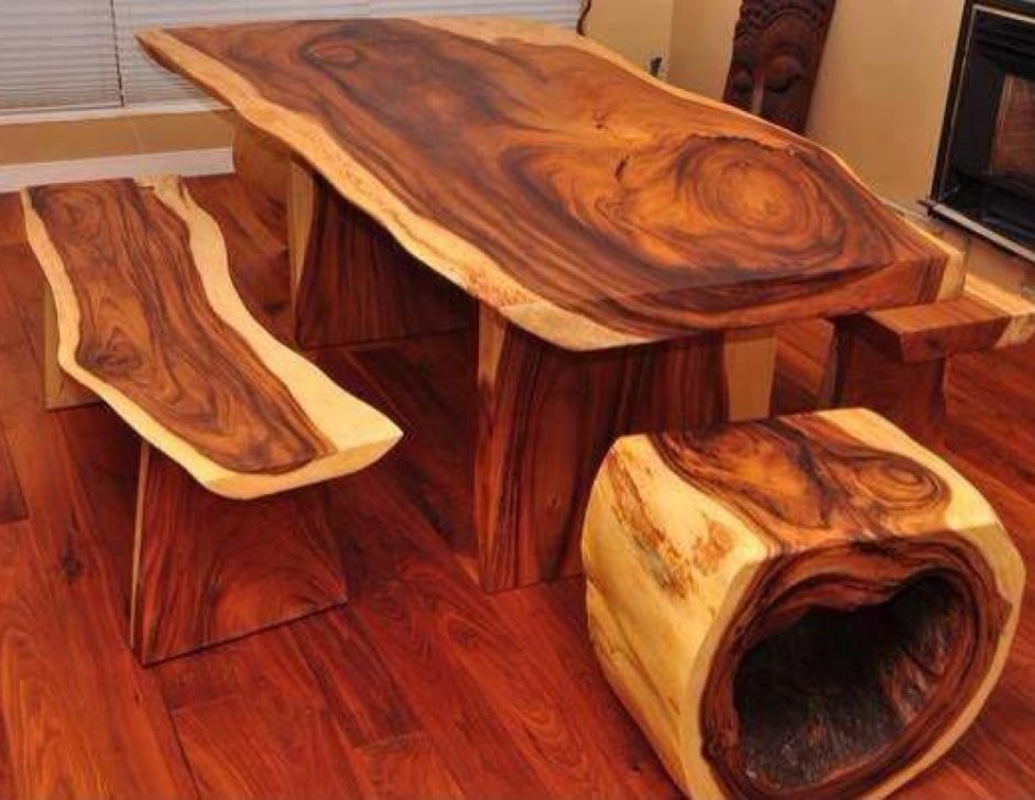 Крутая деревянная мебель