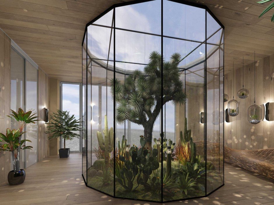 Зимний сад интерьер