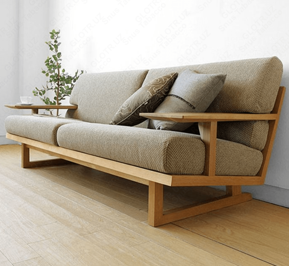 Дизайнерский диван из дерева